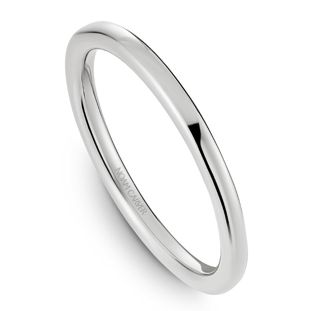Noam Carver Matching Band B440-02 in 18K White Gold