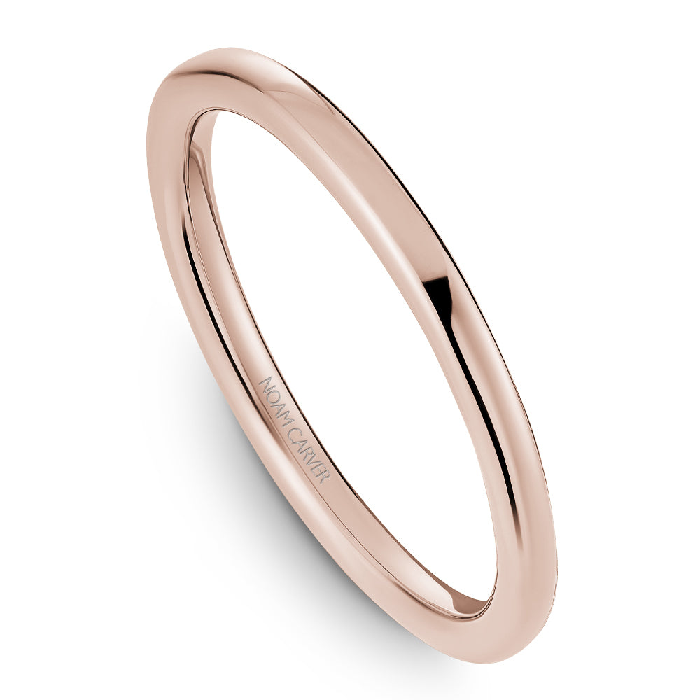 Noam Carver Matching Band B440-02 in 18K Rose Gold