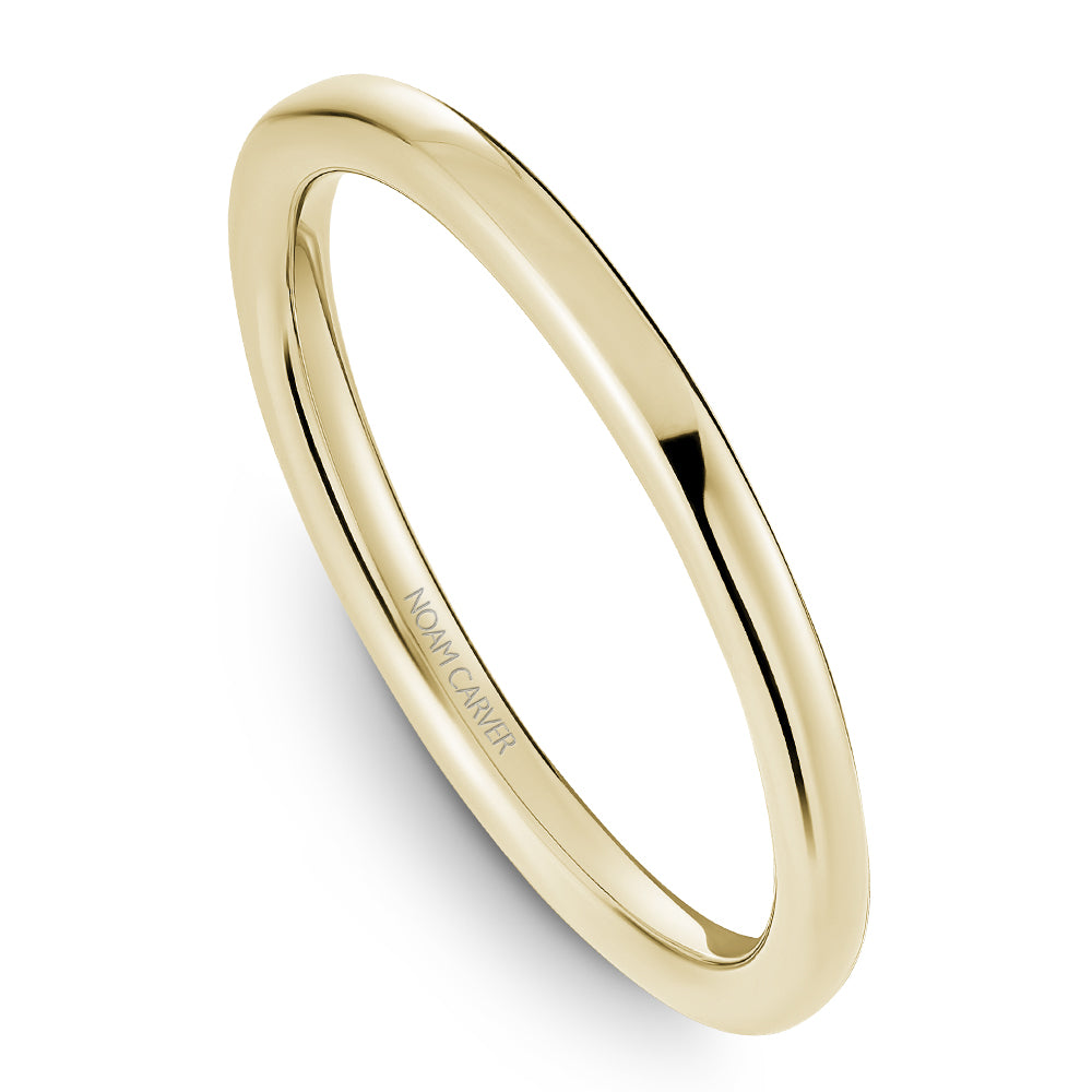 Noam Carver Matching Band B440-02 in 18K Yellow Gold