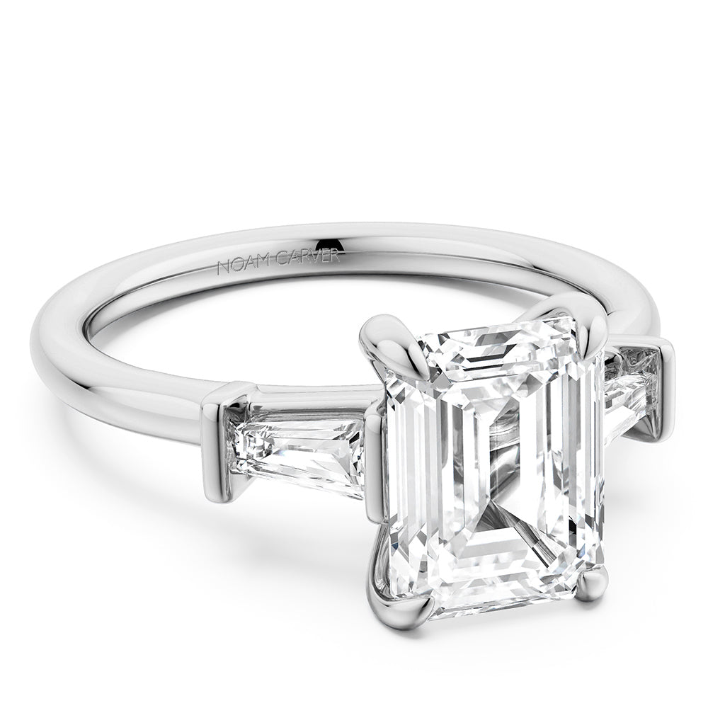 Noam Carver Engagement Ring B440-02 in 14K White Gold