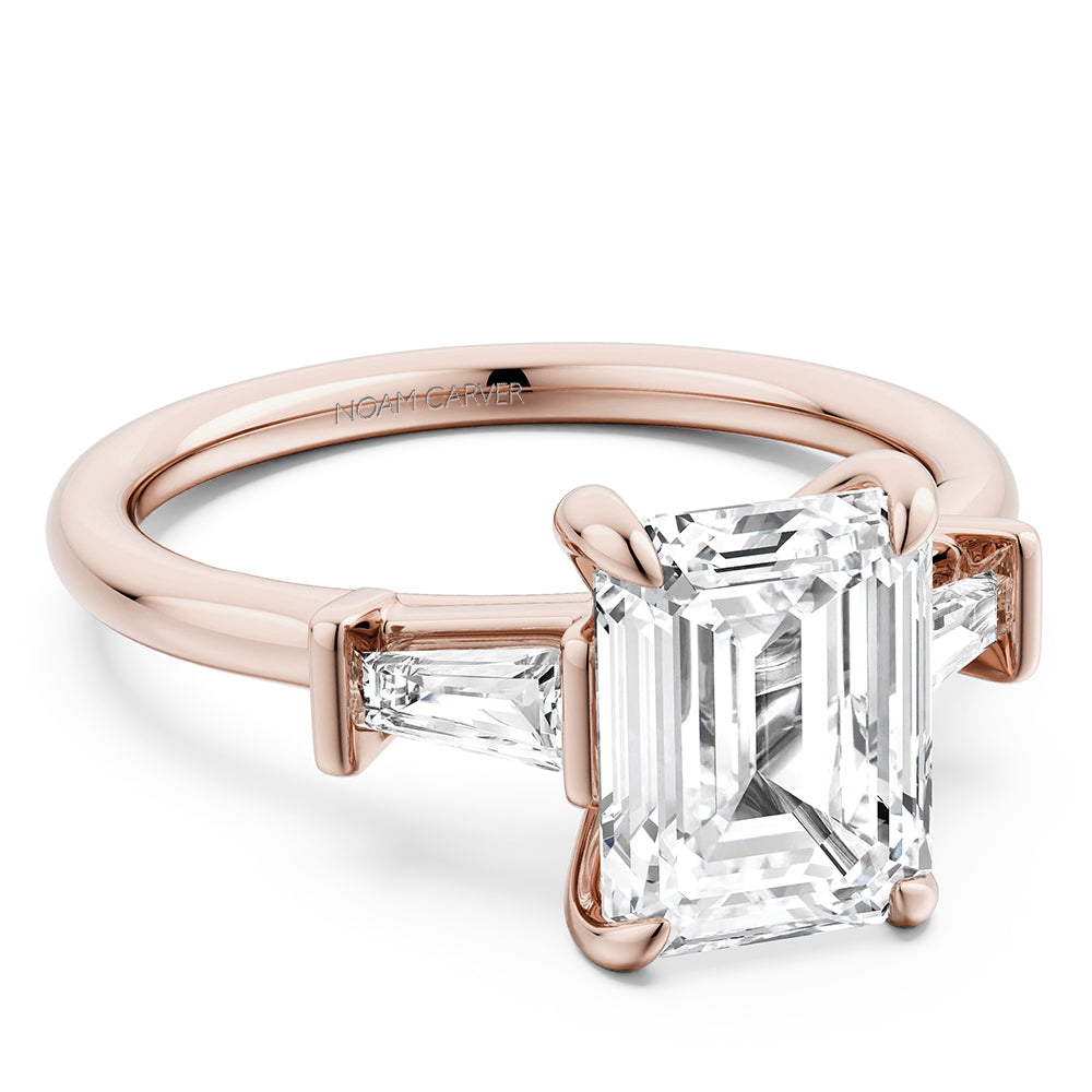 Noam Carver Engagement Ring B440-02 in 14K Rose Gold