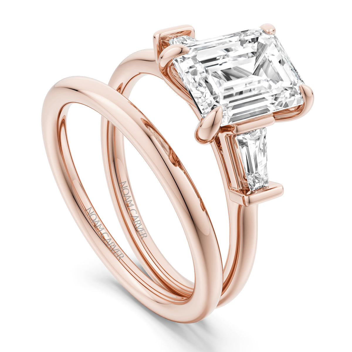 Noam Carver Engagement Ring B440-02 in 14K Rose Gold