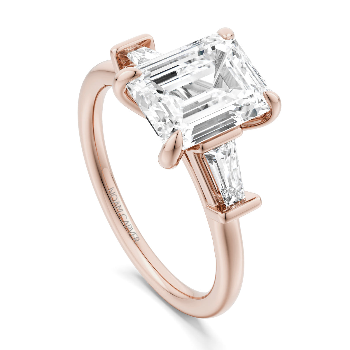 Noam Carver Engagement Ring B440-02 in 14K Rose Gold