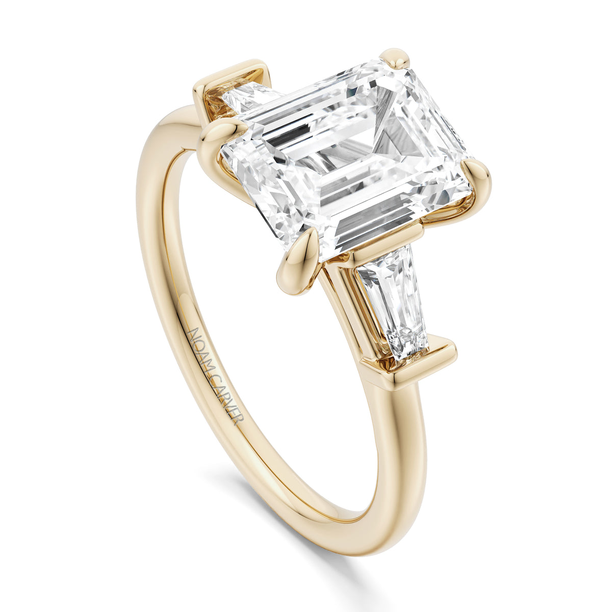 Noam Carver Engagement Ring B440-02 in 14K Yellow Gold