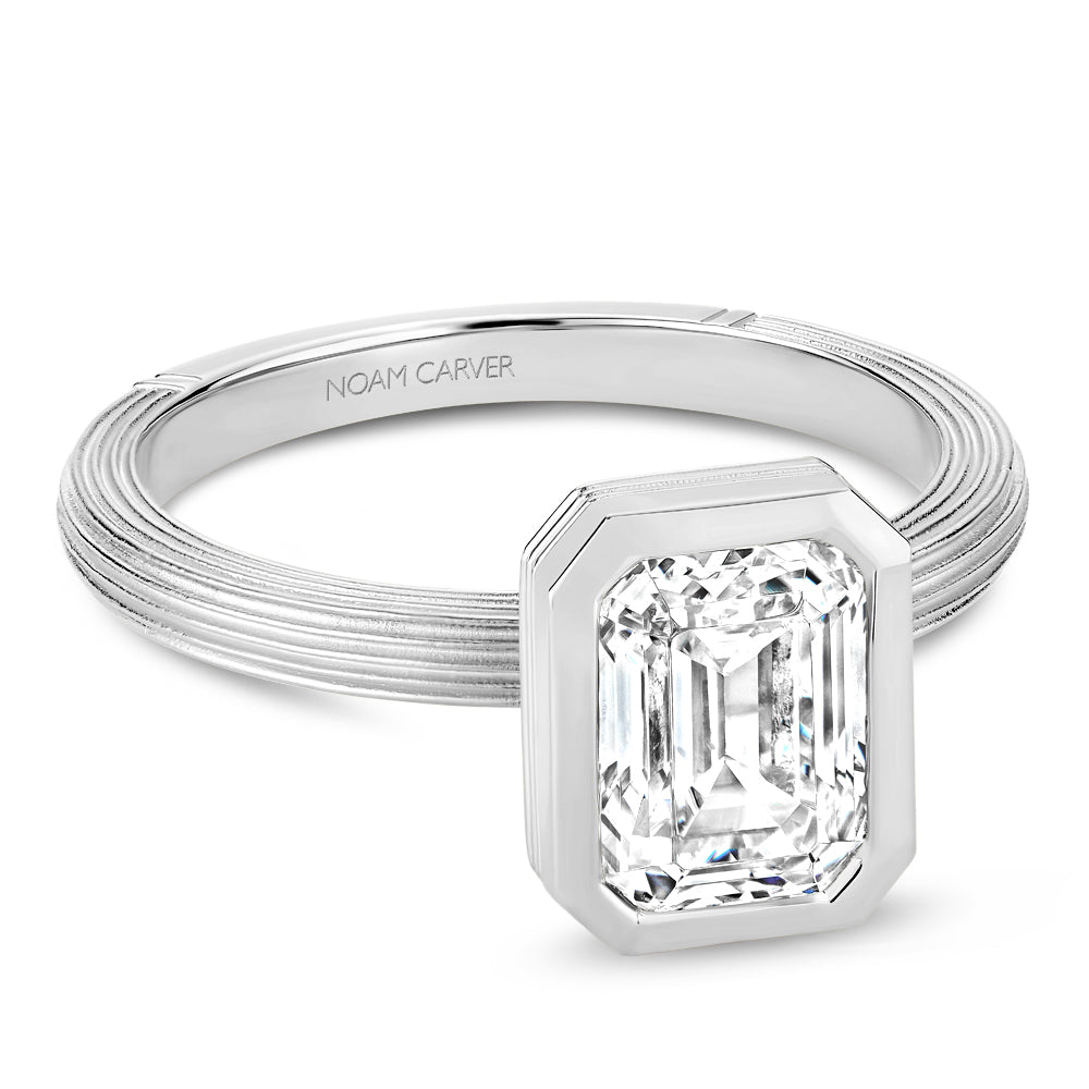 Noam Carver Engagement Ring B450-01 in 14K White Gold