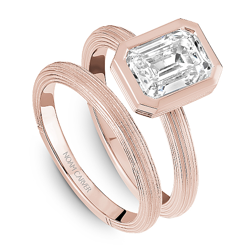 Noam Carver Engagement Ring B450-01 in 14K Rose Gold