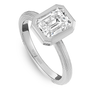 Noam Carver Engagement Ring B450-01 in 14K White Gold