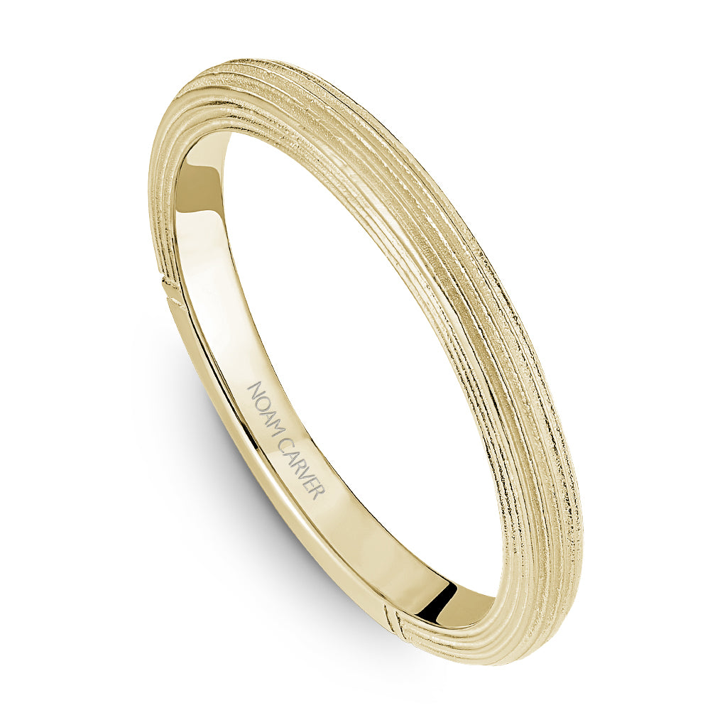 Noam Carver Matching Band B450-01 in 14K Yellow Gold