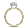 Noam Carver Engagement Ring B450-01 in 14K Yellow Shank with White Head