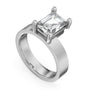 Noam Carver Engagement Ring B475-03 in 14K White Gold