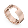 Noam Carver Matching Band B475-03 in 14K Rose Gold