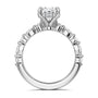 Noam Carver Engagement Ring B477-01 in 14K White Gold