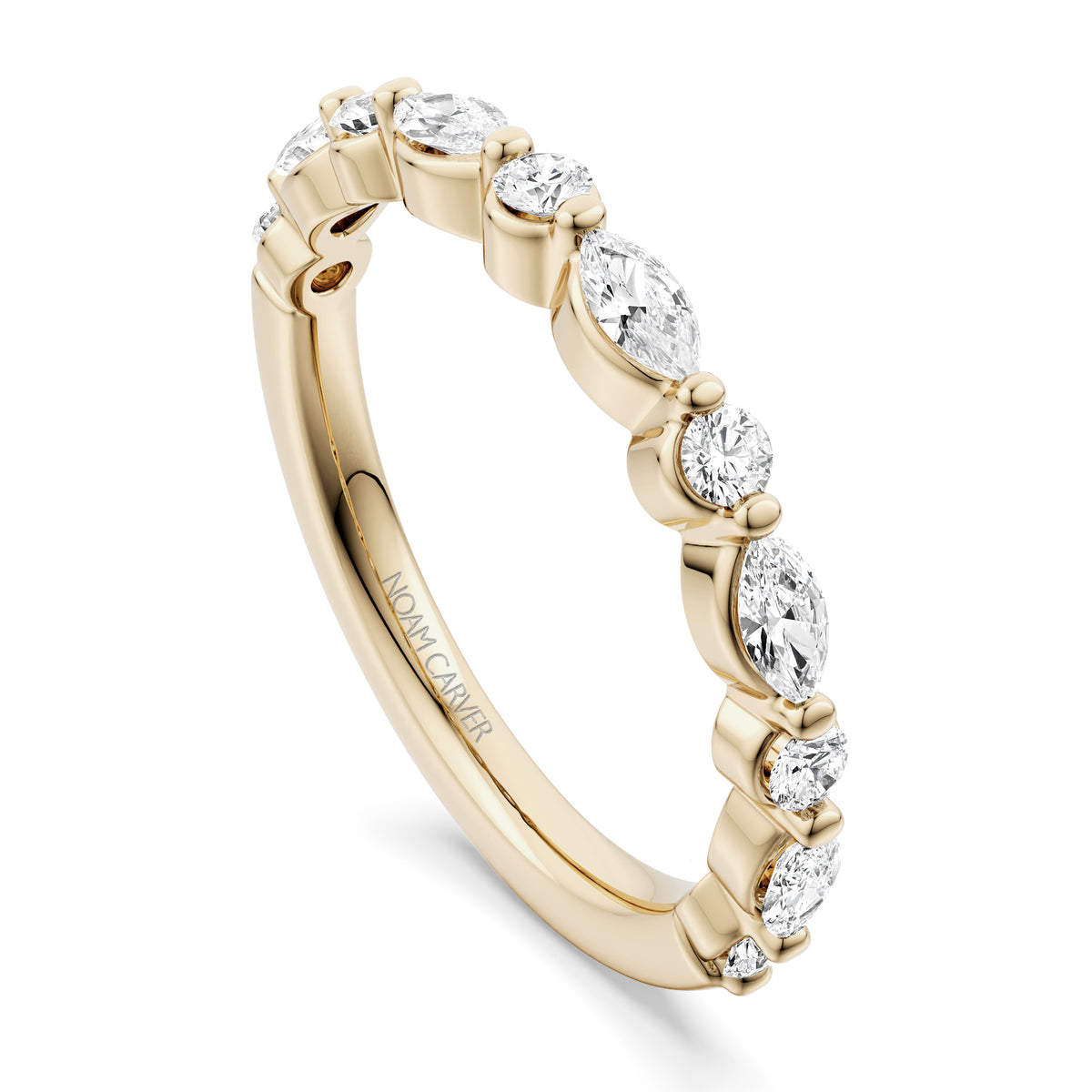 Noam Carver Matching Band B477-01 in 14K Yellow Gold