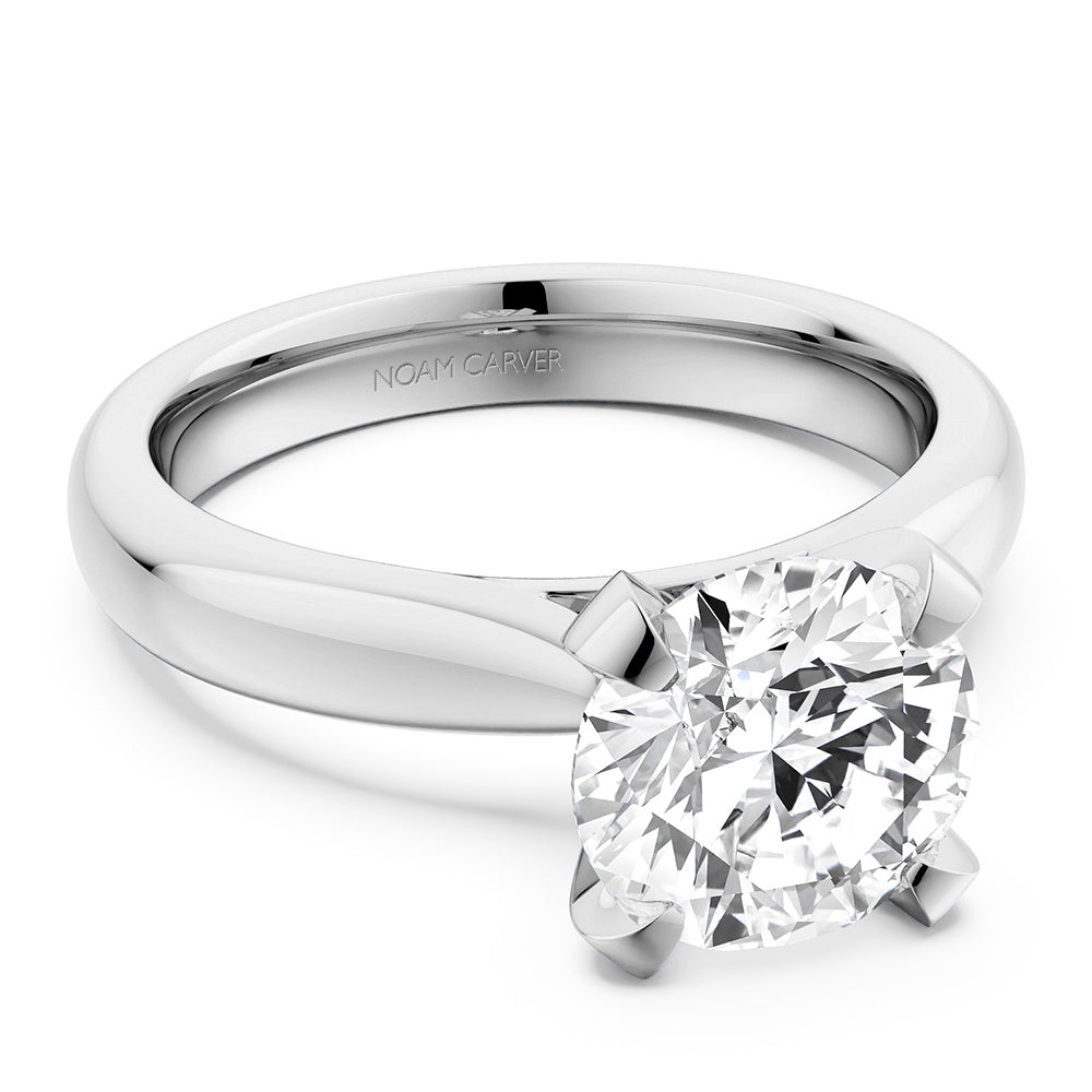 Noam Carver Engagement Ring B478-01 in 14K White Gold