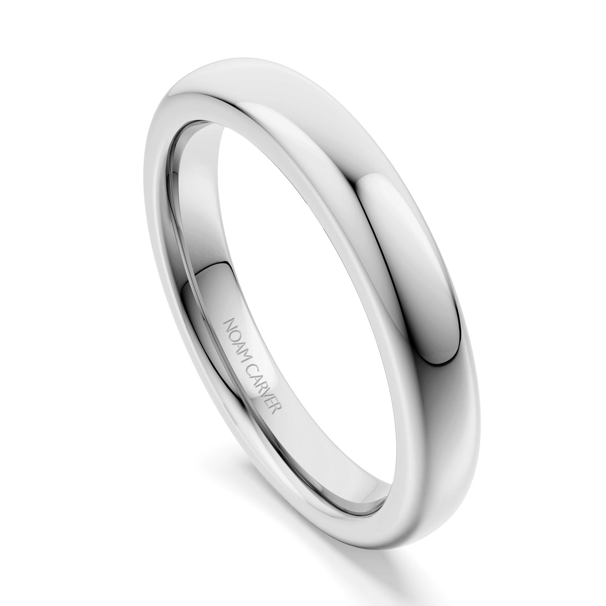 Noam Carver Matching Band B478-01 in 14K White Gold