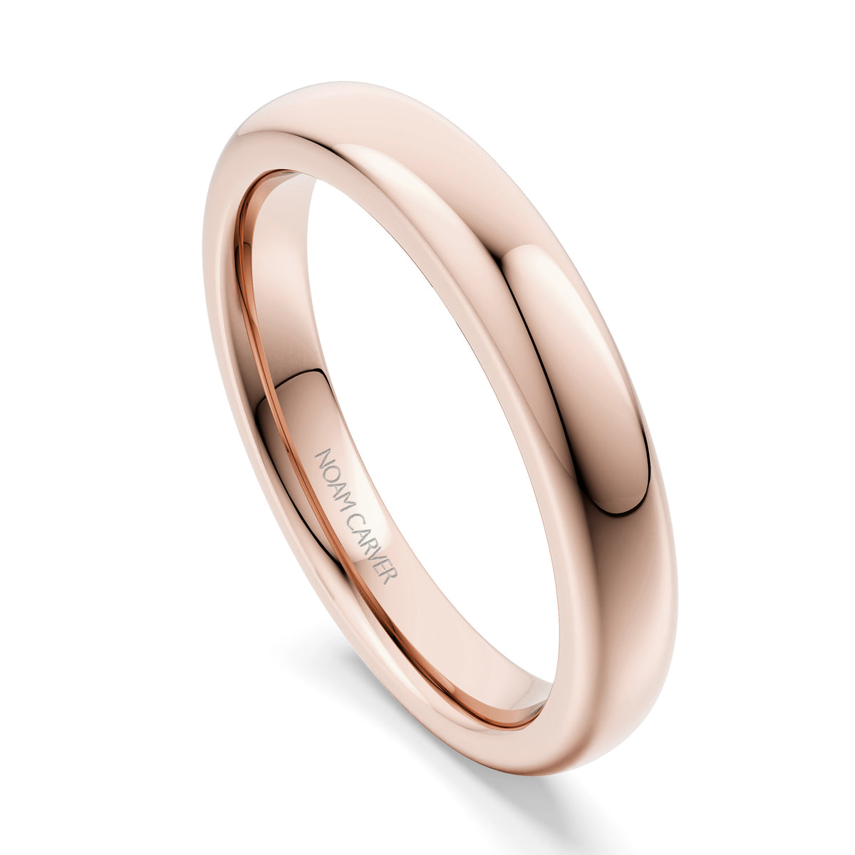 Noam Carver Matching Band B478-01 in 14K Rose Gold