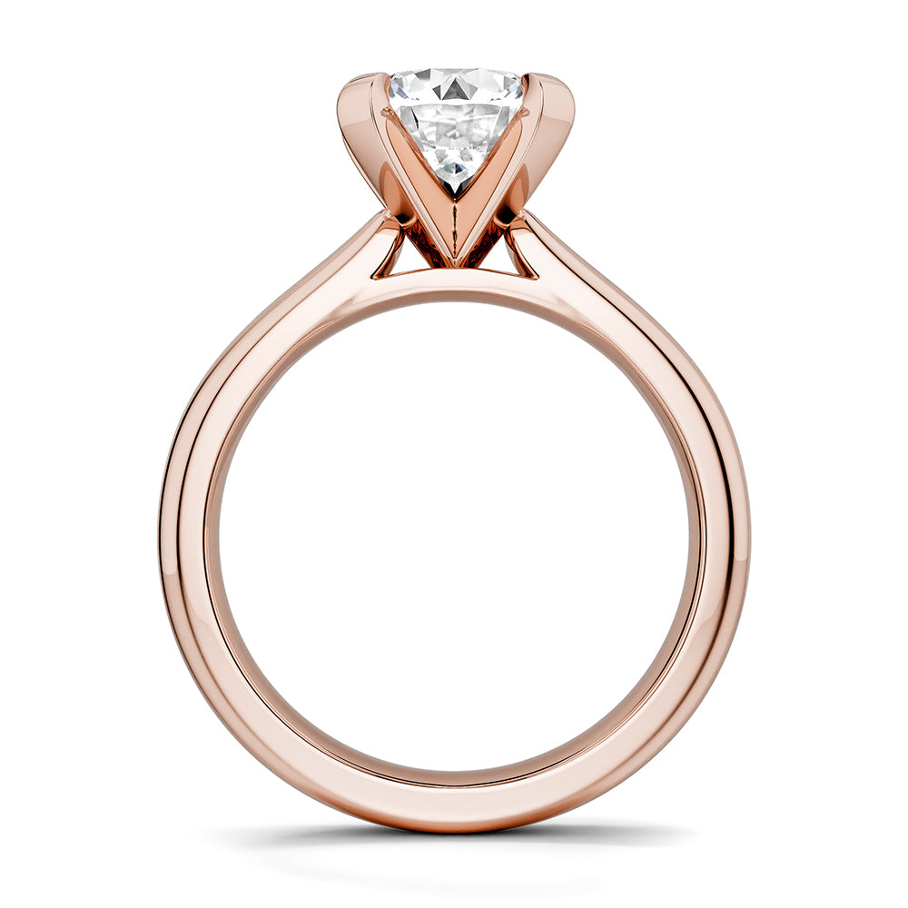 Noam Carver Engagement Ring B478-01 in 14K Rose Gold