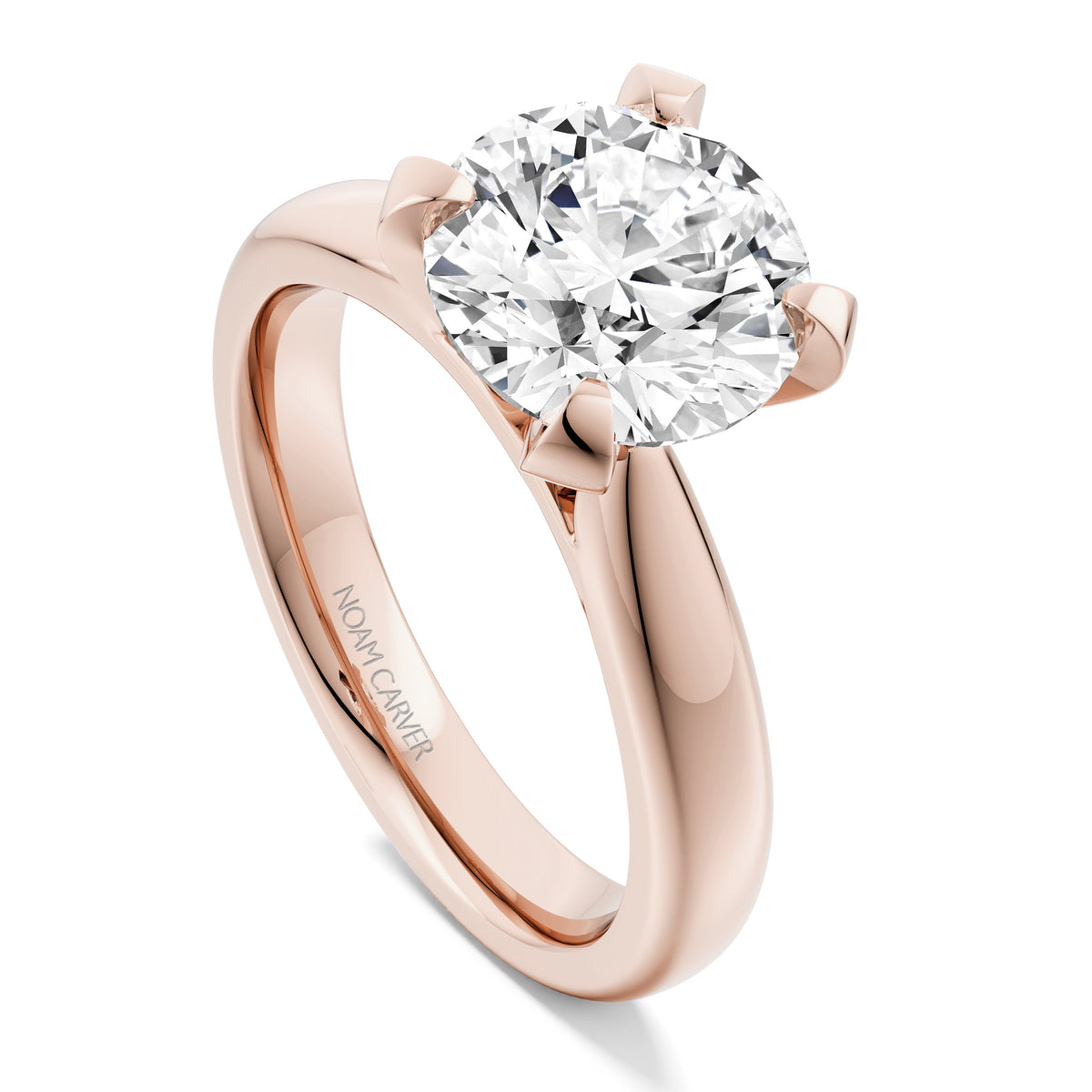 Noam Carver Engagement Ring B478-01 in 14K Rose Gold