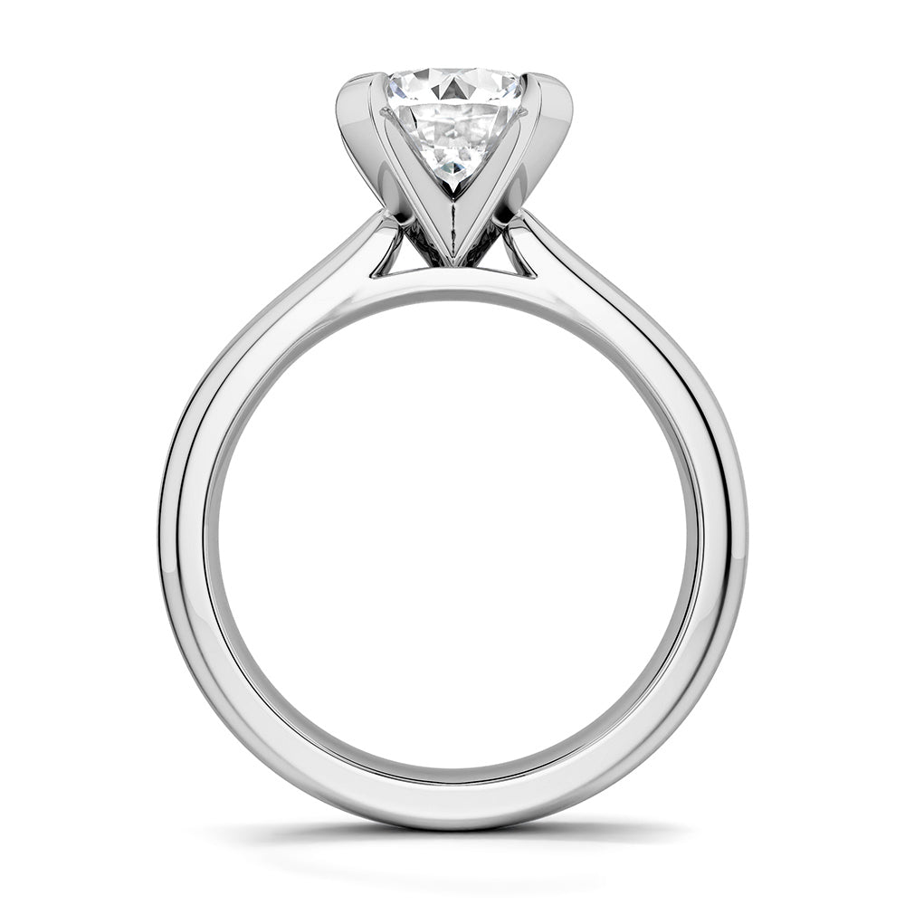 Noam Carver Engagement Ring B478-01 in 14K White Gold