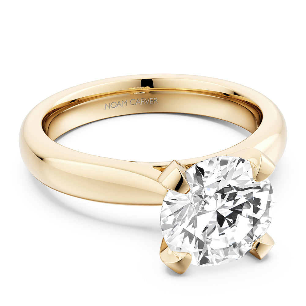 Noam Carver Engagement Ring B478-01 in 14K Yellow Gold