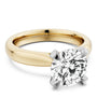 Noam Carver Engagement Ring B478-01 in 14K Yellow Shank with White Head