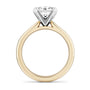 Noam Carver Engagement Ring B478-01 in 14K Yellow Shank with White Head