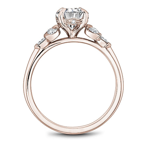 Noam Carver Engagement Ring B512-01 in 14K Rose Gold