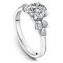 Noam Carver Engagement Ring B512-01 in 14K White Gold