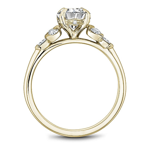 Noam Carver Engagement Ring B512-01 in 14K Yellow Gold