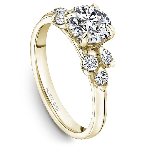 Noam Carver Engagement Ring B512-01 in 14K Yellow Gold