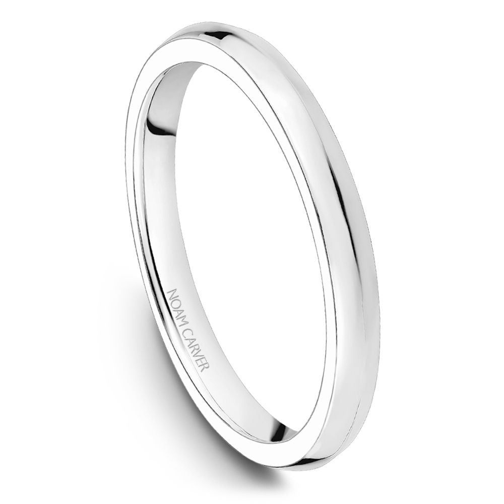 Noam Carver Matching Band B512-02 in 14K White Gold