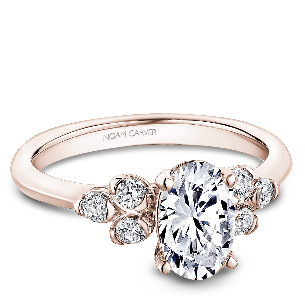 Noam Carver Engagement Ring B512-02 in 14K Rose Gold
