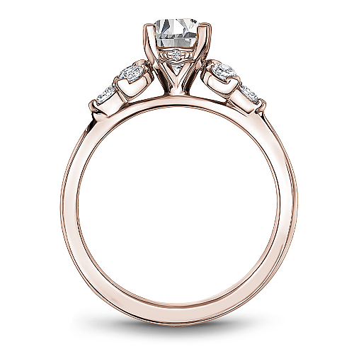 Noam Carver Engagement Ring B512-02 in 14K Rose Gold