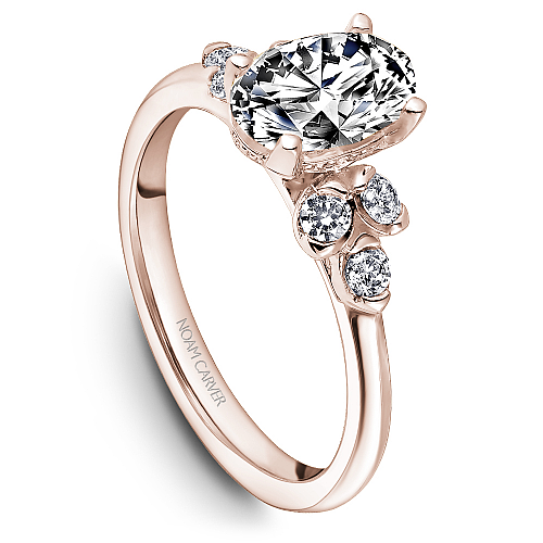 Noam Carver Engagement Ring B512-02 in 14K Rose Gold