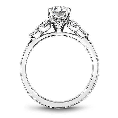 Noam Carver Engagement Ring B512-02 in 18K White Gold