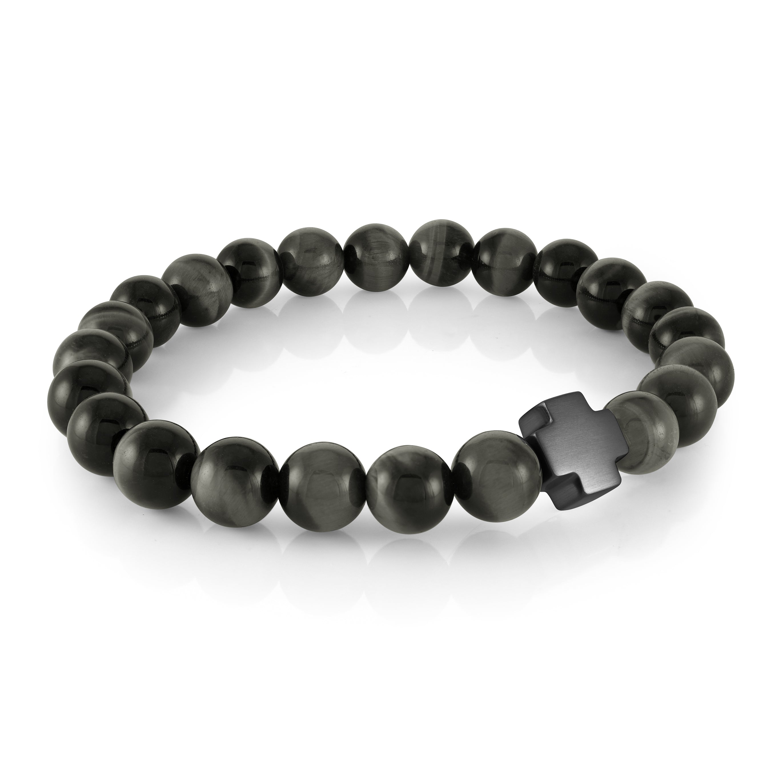 Cross Bead Bracelet 8mm