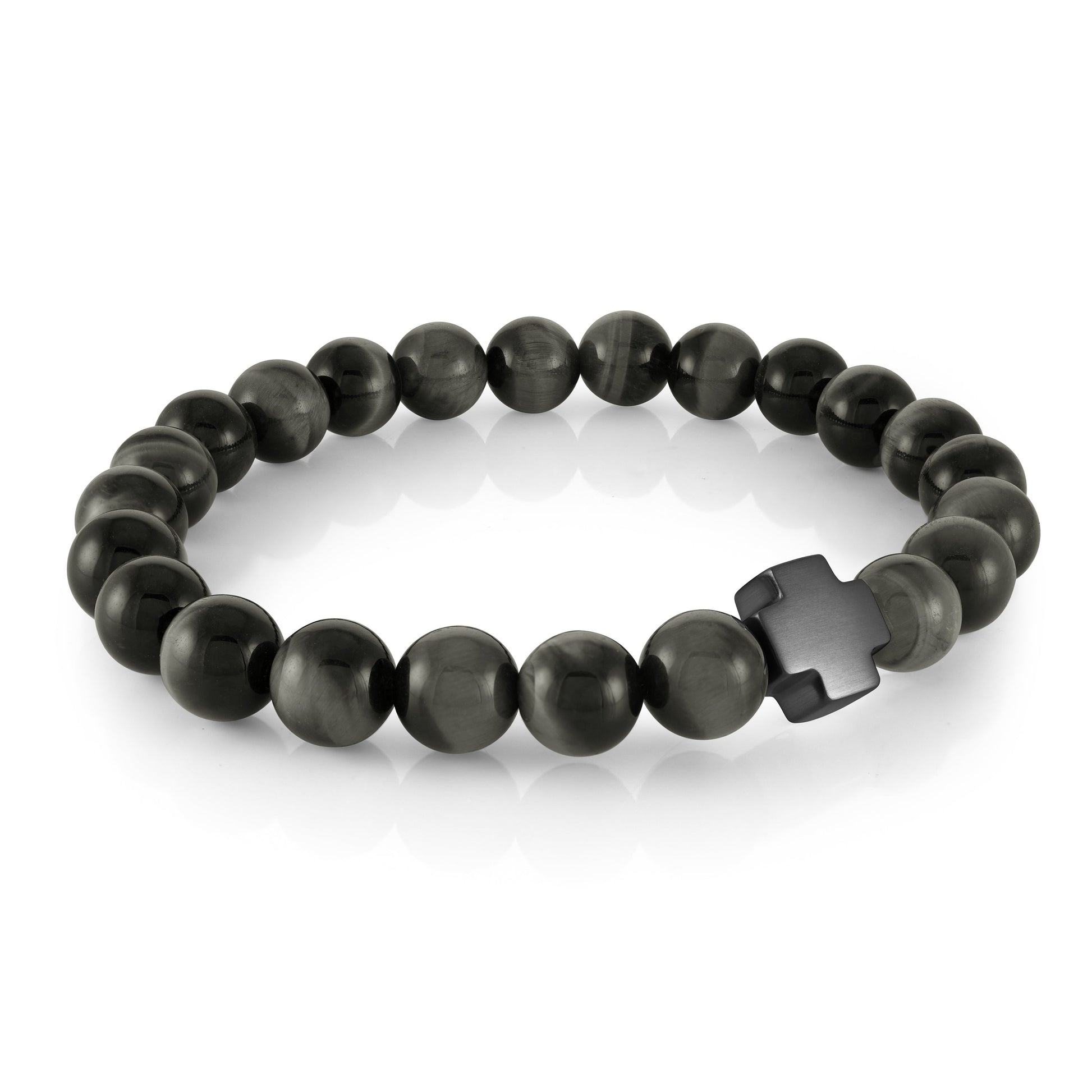 Cross Bead Bracelet 8mm