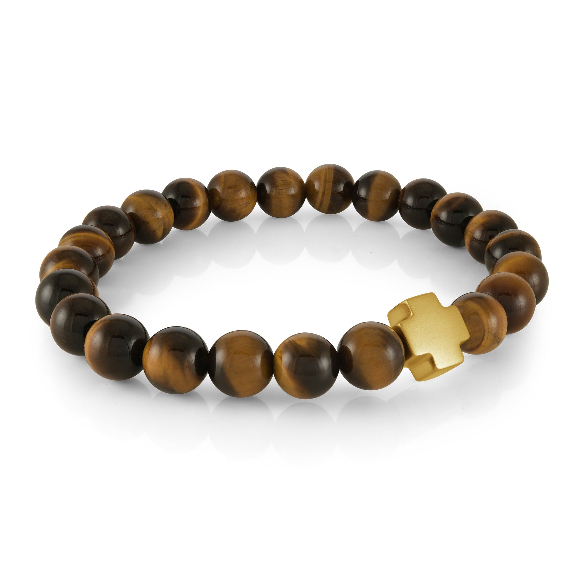 Cross Bead Bracelet 8mm