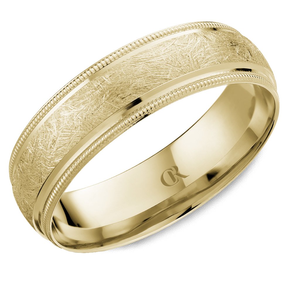 14K CR Collection Wedding Band
