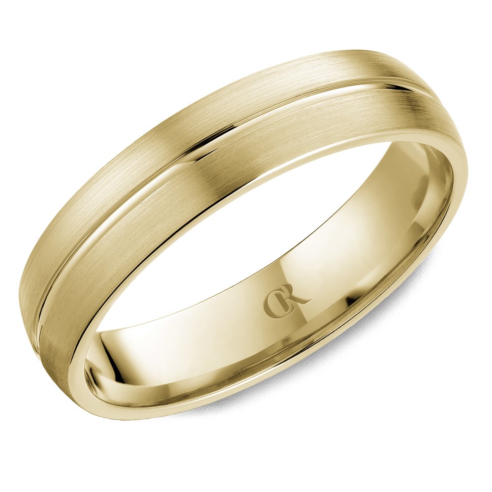 14K CR Collection Wedding Band