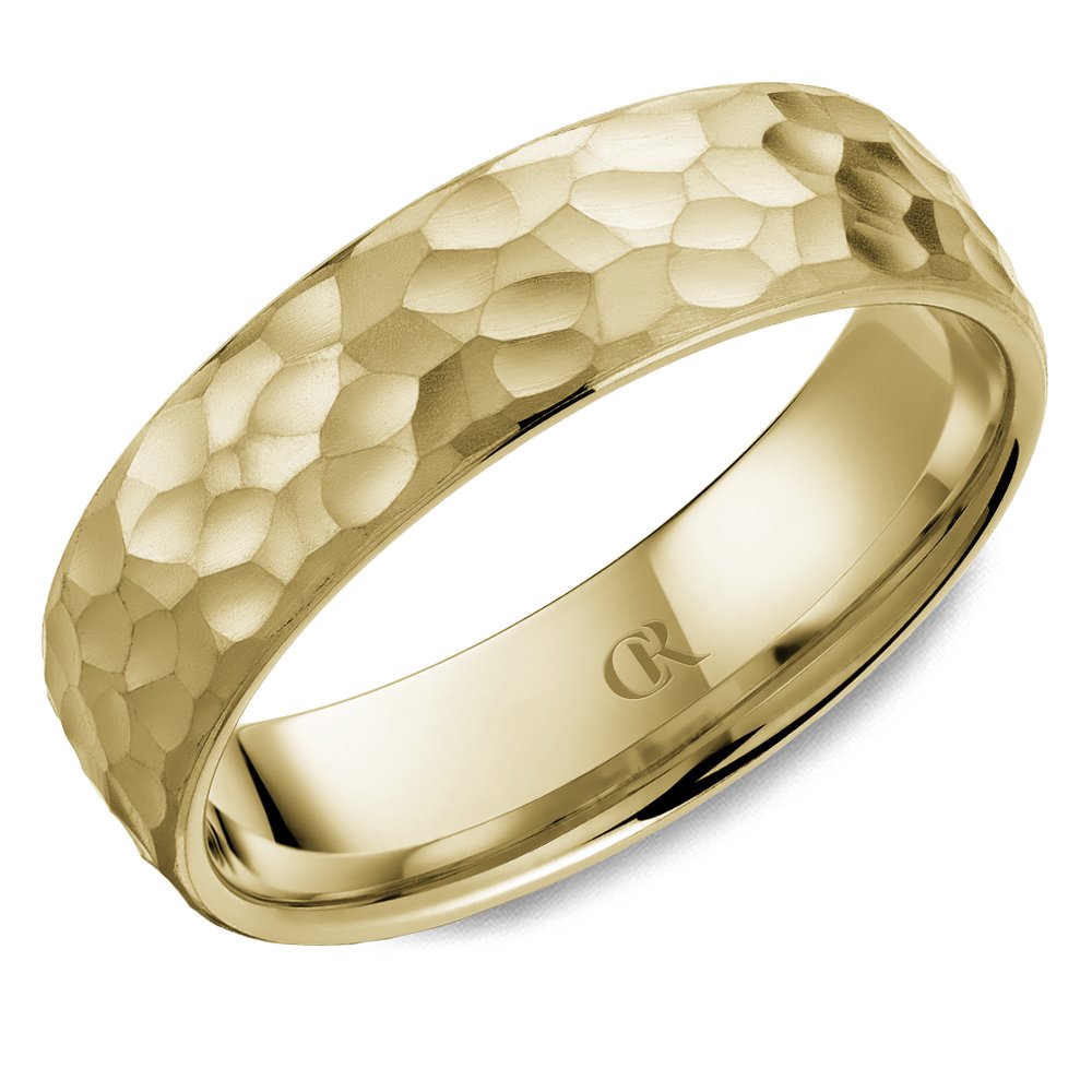 14K CR Collection Wedding Band