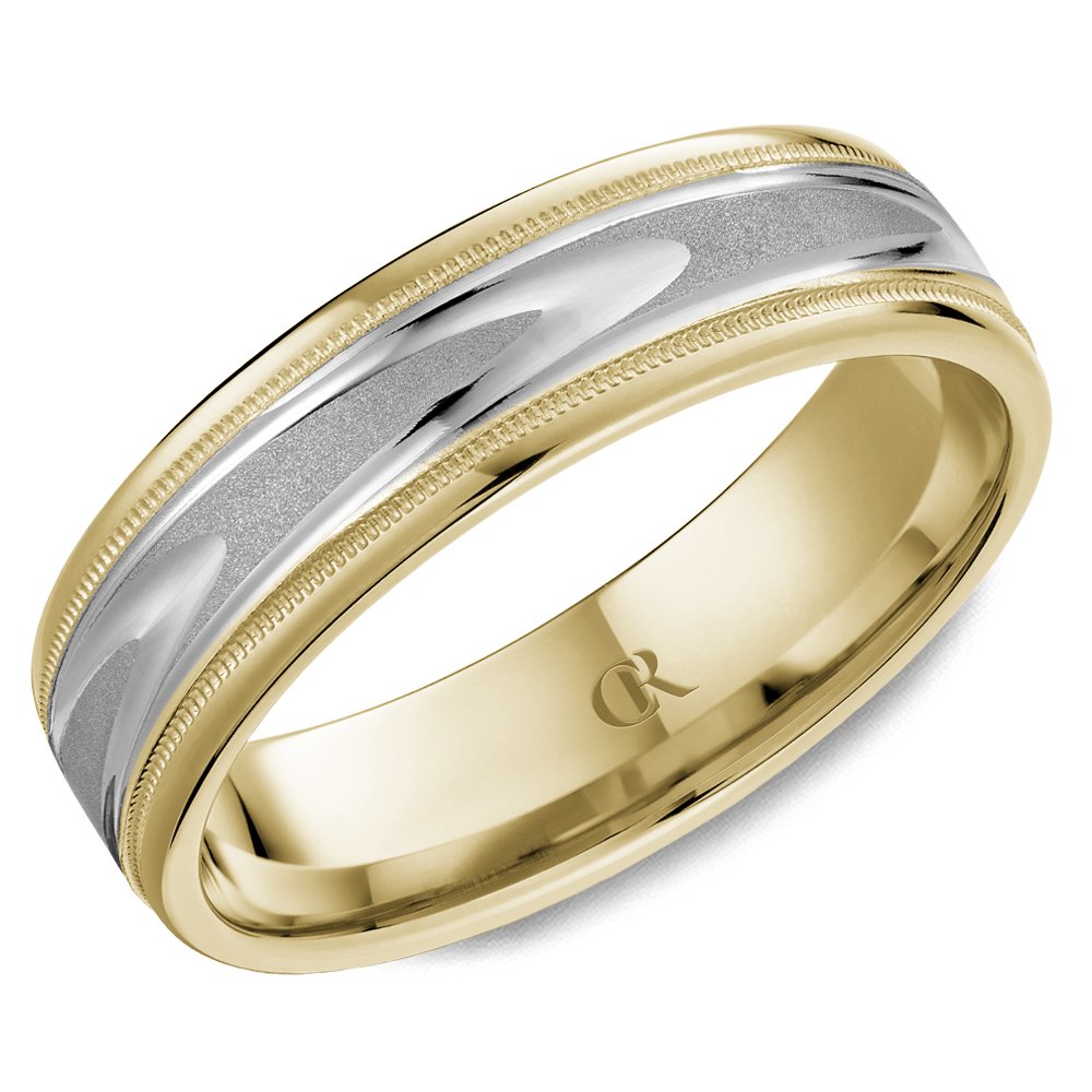 14K CR Collection Wedding Band