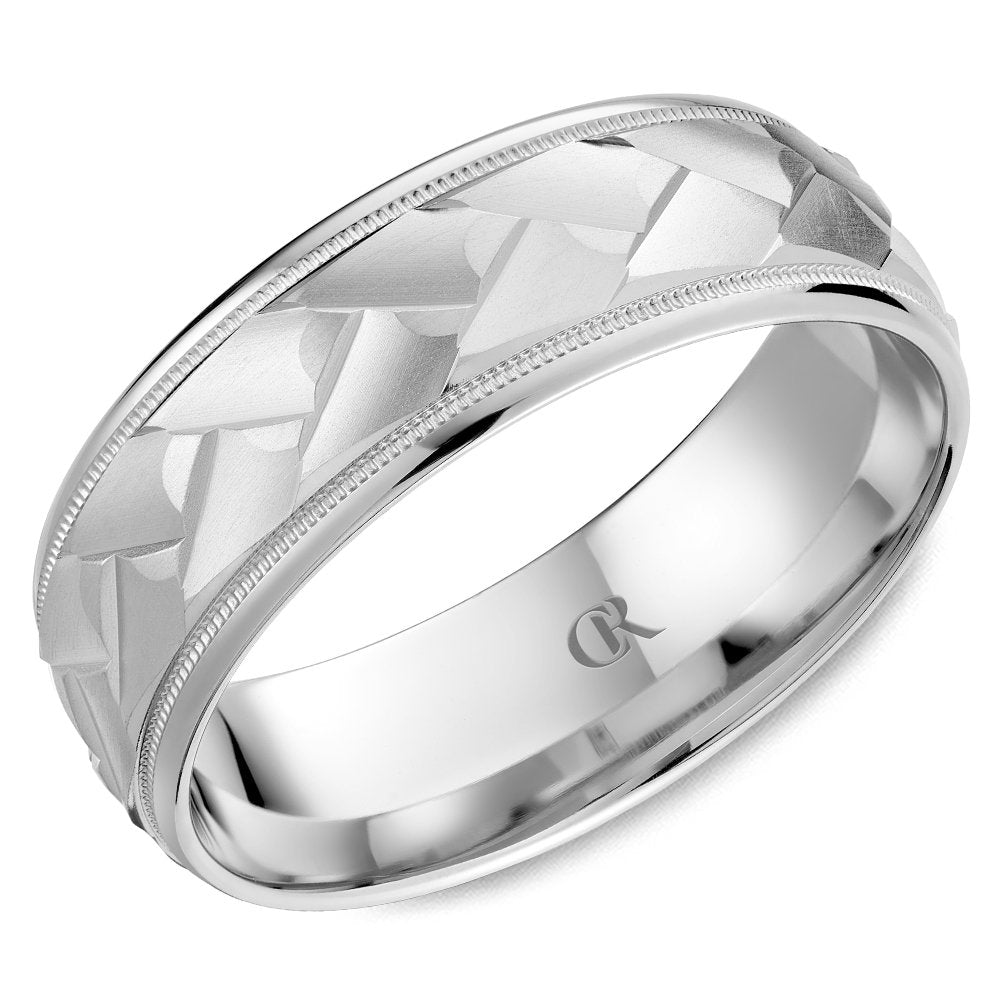 14K CR Collection Wedding Band