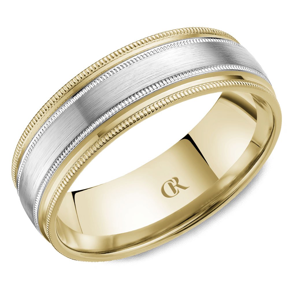 14K CR Collection Wedding Band