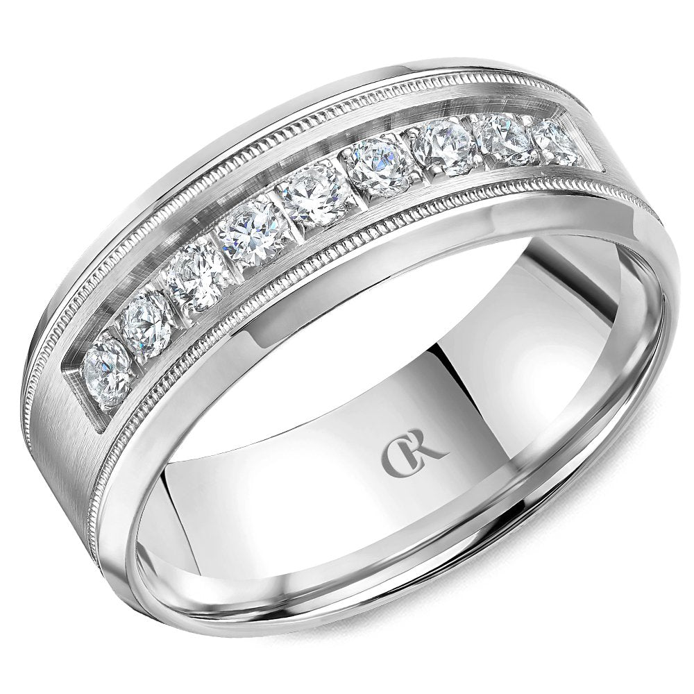 14K CR Collection Wedding Band