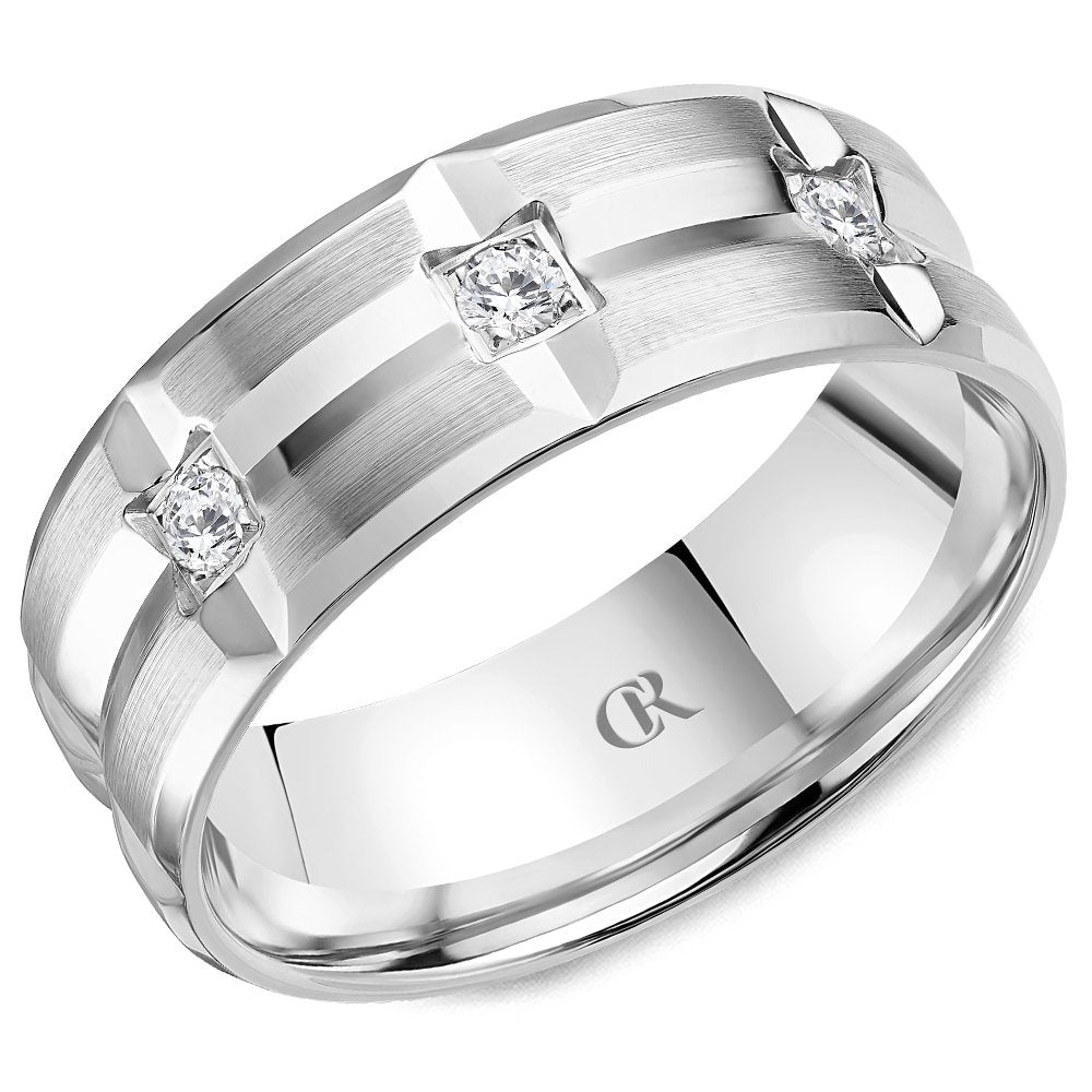 14K CR Collection Wedding Band