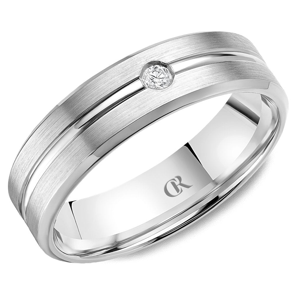 14K CR Collection Wedding Band
