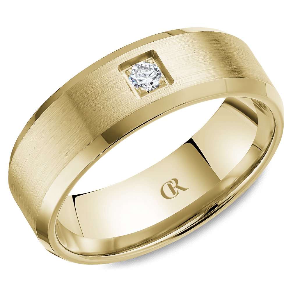 14K CR Collection Wedding Band