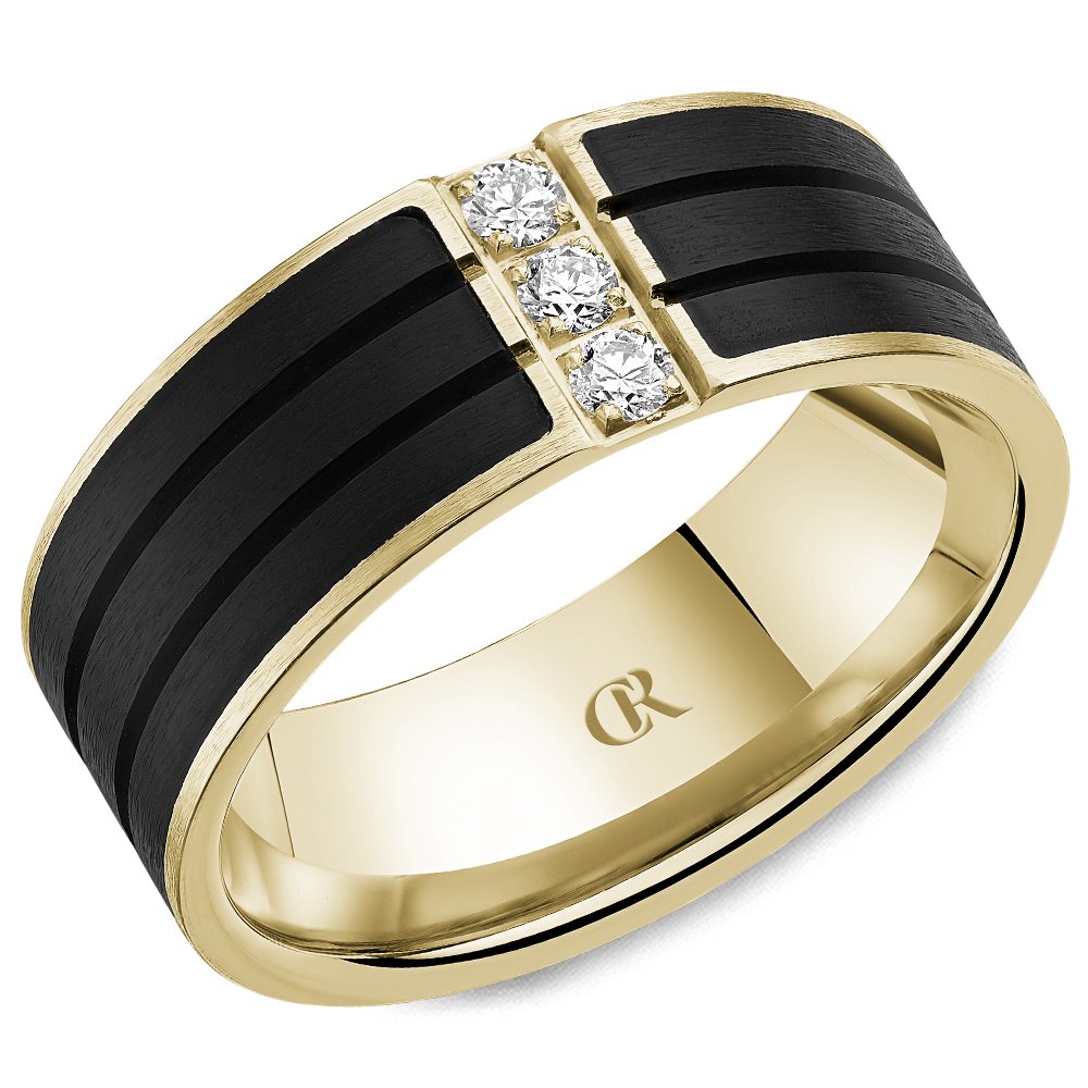 14K CR Collection Wedding Band