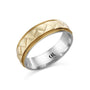 CR Collection Wedding Band CRSI-100 6.5mm Sandpaper in 14K Yellow Gold